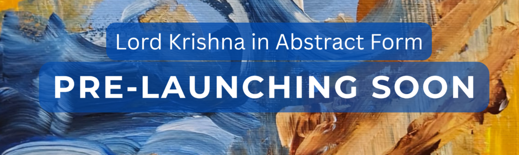 lord krishna in abstract form